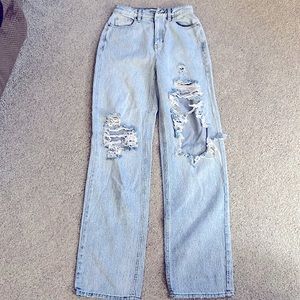 Pacsun 90s boyfriend jeans - light wash - size 25